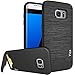 Produktbild Samsung Galaxy S7 Hülle,Yica Galaxy S7 Card Slot Slim Schutzhülle Hybrid Handyhülle Drop Resistance Handys SchutzHülle mit Ständer für Samsung Galaxy S7(Schwarz)