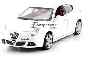 Bburago 18-22128 - Modello Alfa Romeo Giulia in Die Cast, Colori Assortiti, 1 pezzo