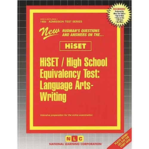 HiSET / High School Equivalency Test, Language Arts-Writing (Passbooks) (Admission Test Series - Passbook Series) by Passbooks (2015-12-15) HiSET / High School Equivalency Test, Language Arts-Writing (Passbooks) (Admission Test Series - Passbook Series) by Passbooks (2015-12-15)