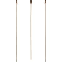 Windhager Rosenkugelstab Set, Holzstab für Gartenkugeln, Holz-Stab für Glaskugeln, mit Korkaufsatz, für Rosenkugeln mit…