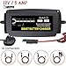 Produktbild leicestercn KFZ Akku Ladegerät Betreuer 12 V 5 Amp 7stage Automatischer Smart Akku Ladegerät Trickle Float Deep Cycle Laden für Automotive Fahrzeug Boot Marine Wohnmobil-SLA ATV AGM GEL Zelle Blei-Säure-Batterien
