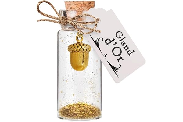 Gland d’or récompense humoristique pour bon ou mauvais coup, prétentieux, chaud lapin, collègue, ex, ami, cadeau pot de départ, enterrement de vie, farce et attrape dans une fiole