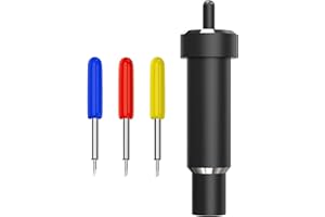 VIKDOOK Fine Point Cut Blade Deep Cut Blade and Housing Replacement Cutting Blade for Card Stock Vinyl Compatible with Cricut Maker Explore 1/2 Air One