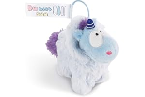 NICI Theodor and Friends 42441 Pendentif Licorne Snow Coldson Bleu/Violet 11 cm