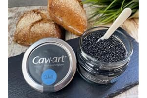 Cavi-Art® Klassik Style | Veganer Kaviar | 100g | Schwarzer Algenkaviar | Gekühlter Versand | delishopper