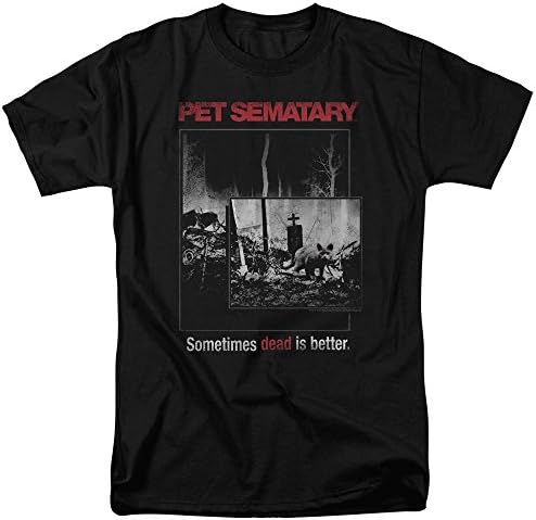 Pet Sematary 1989 Horror Movie Sometimes Dead Is Better Cat Adult T-Shirt