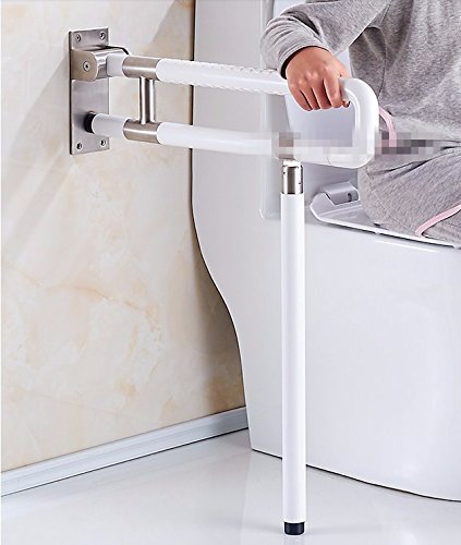 Anti-Rutsch barrierefreie Sicherheit Armlehne ältere Behinderte Bad Badezimmer WC Toilette WC Klappgriff - 2