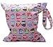 KingWinX Baby Waterproof Reusable Cloth Diaper Bag, Pattern Pink Owl