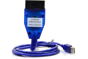 SUCCEASY Diagnostic Connector Cable for BMW OBD2 Diagnostic Test Scanner USB Interface Cable, K + D CAN Cable for R56 E87 E93 E70