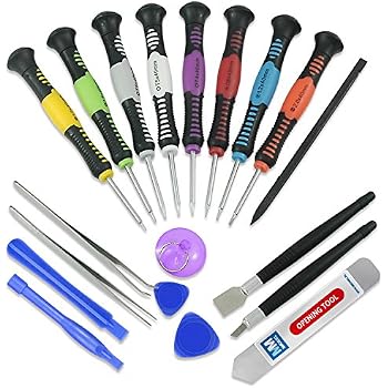Kit Tournevis Antistatique 14 En 1 MMOBIEL Avec Tournevis Y 0.6 Pour IPhone - Outil Magnétiseur Inclus