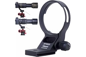 iShoot Anillo de montaje para trípode compatible con Fujifilm XF 55-200mm f/3.5-4.8 R LM OIS y Fuji XF 70-300 f/4-5.6 R LM OIS WR, soporte de lente con placa de liberación rápida Arca-Swiss Fit