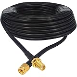 SMA WiFi Antenna Extension 10M SMA Male to SMA Female Low Loss RG58 Coaxial Cable Patch Lead Coax for 2G/3G/4G LTE SMA WiFi A