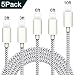 Produktbild TNSO MFi Zertifiziert Phone Ladekabel 5 Pack [3/3/6/6/10FT] Nylon Kabel für iPhone XS/X 8/8 Plus 7/7 Plus 6S/6S Plus 6/6 Plus 5S 5C 5