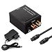 Produktbild AXB - Digital zu analog Audio Konverter | Wandler/Decoder | Noise Reduction Design | Coaxial SPDIF/digital optisch Toslink zu analogem Composite rechts links Audio | Vollmetall | Schwarz