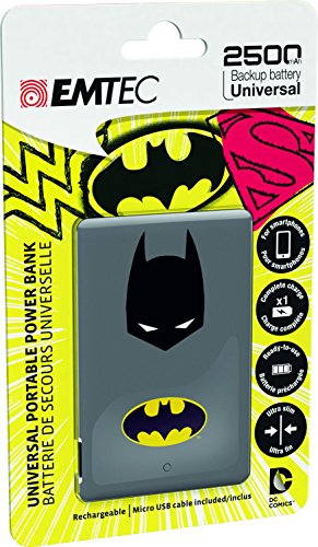 Preisvergleich Produktbild EMTEC Power Bank 2500mAh Justice League Wonderwoman - Akku - Micro (AAA), ECCHA25U700SH01U