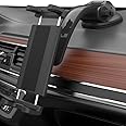 Cuxwill Tablet Halterung Auto Armaturenbrett Halter for 4-13 Zoll iPad Handy, Truck KFZ Pkw Windschutzscheibe mit Saugnapf fü