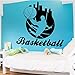 Produktbild Spielen Basketball Wandaufkleber selbstklebende Tapete Dekoration Zubehör für Wohnzimmer Hintergrund Wandkunst Aufkleber 4 43 * 38 cm