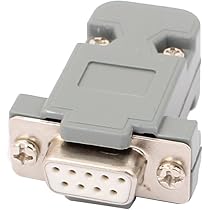 Generic DB9 9-Pin 2 Rows Male Converter Connector Adapter w Kit