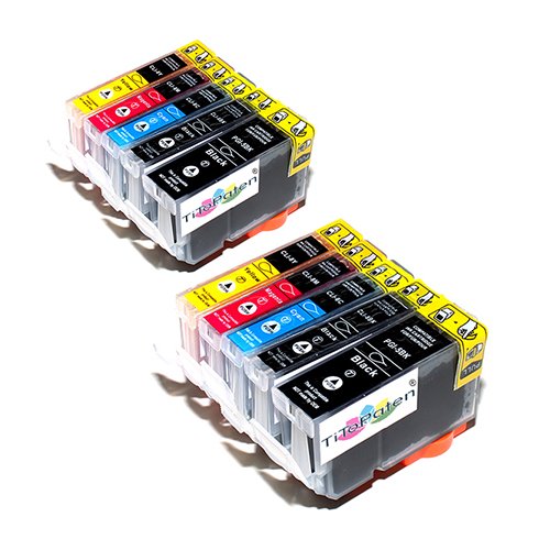 10x Canon Pixma MP610 Kompatible Druckerpatronen - Cyan / Magenta / Gelb / Schwarz- PATRONEN MIT CHIP