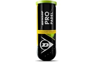 DUNLOP SPORTS Dunlop Pro Padel – Padel Balls for Competitions and Tournaments – (1 x 3 Pet)