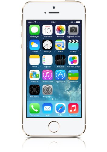 Apple iPhone 5s Smartphone d  bloqu   4G  Ecran   4 pouces - 16 Go - iOS 7  Or