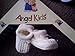 BABY KNITTED BOOTIES BOYS GIRLS SOCKS NEWBORN BOOTEES S 0-3 mths APPROX (Cream)