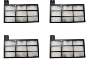 Laimaiou 4 filtros de polvo para Cecotec Conga 4690 Ultra 4090 4490 Robot aspirador kit de accesorios de repuesto