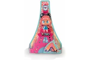 Trotties - Mini Sophie in Paris, Set de Juguete con Torre Eiffel Rosa, 1 Mini muñeca y Muchos Accesorios, con 3 escenarios y Pegatinas para Decorar, Regalo + 3 años, Famosa