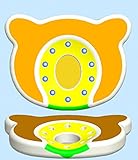 Happy Cherry Babykopfkissen gegen Plattkopf / Baby Kopfkissen gegen Verformung des Hinterkopfs / Babykissen aus Memory Foam für den Halswirbel, Viskoelastischer Schaum – Bärchen Hellblau, Beige oder Rosa - 4