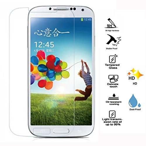Excelente protectores de pantalla de Cristal Templado para Samsung i9500 Galaxy S4