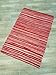 Produktbild Fleckerlteppich Handweb Fleckerl Teppich Salzburg 120x180 Rot 100% Baumwolle Ohne Fransen