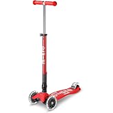 Micro Scooter MAXI MICRO DELUXE FOLDABLE RED (LED)