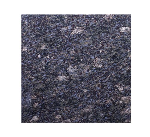 Große Arbeitsplatte Küchenplatte, Servierplatte oder Tischplatte aus poliertem Granit, Unikat Handarbeit 62 x 60 x 1,8 cm, 14KG