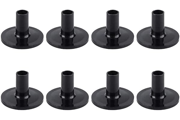 8 Instruments de Musique en Plastique Noir Manches de cymbale Noir Accessoire Accessoire de performance