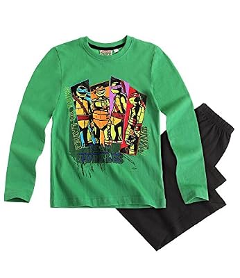 Les tortues Ninja Garçon Pyjama - noir - 10 ans