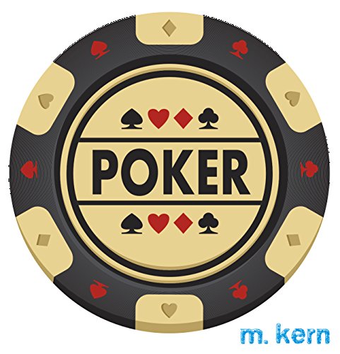 Preisvergleich Produktbild Mousepad Pokerchip rund