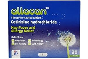 OMM Hayfever & Allergy Relief One a Day Tablets Cetirizine 10mg X 30 GSL