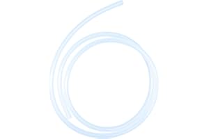iMeistek Silikonslang, längd 1,5 meter, 3 mm ID x 7 mm OD flexibel transparent livsmedelssäker slang vattenslang