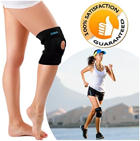 JIBOCA Patella Knee Strap &amp; Tendon Support Band for Runners, Jumpers Knee, Tendonitis, Injuries