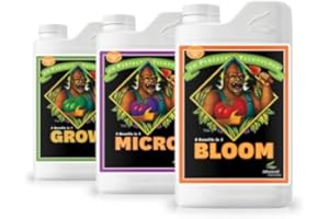 ATUIO Advanced Nutrients PH Perfect Hydroponic Nutrients: Bloom, Micro And Grow 1-Liter Pack of 3