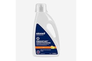BISSELL FreshStart Rengöringsmedel 2 L 3556 | Framtaget för att rengöra och förbättra effekten hos CrossWave-maskiner, fräsch citrusdoft, förhindrar dåliga lukter
