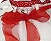 TUTTO PICCOLO "Polka Dots Ostern Easter" baby girls shorts retro with chiffon (white/red)