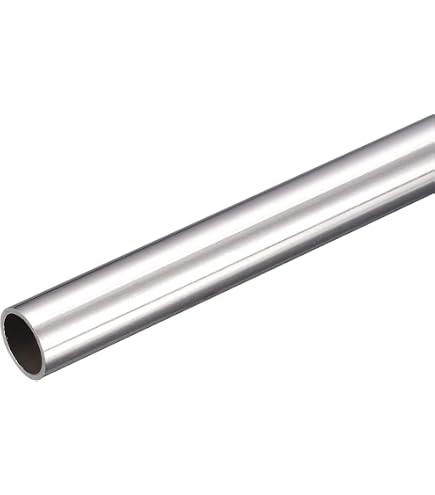 QUARKZMAN 2x 304 Edelstahl Rundrohr Nahtlos – 10mm Außen-Ø, 0,3mm Wand, 250mm Länge, Für Industrie & DIY