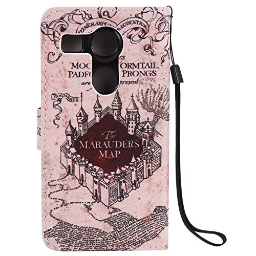 Feeltech LG NEXUS 5X H  lle PU-Leder und Brieftasche Bunte Muster Fall mit Magnetverschluss  Hybrid-Kickstand mit Stand-Funktion  schlagen Sie sch  tz