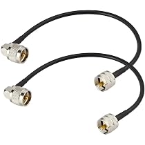 Superbat Câble Diviseur UHF SO239 Vers Double PL-259 - Faible Perte RG316 30cm Pour Radio HAM CB