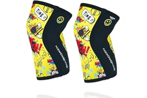 BB BANBROKEN Ginocchiere BANBROKEN (2 unità) - 5 mm Knee Sleeves - Palestra, Sport funzionale, CrossTrain, Sollevamento pesi, Corsa e altri sport. 1 PAR - Unisex.
