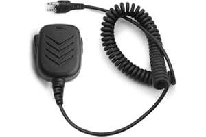 NEWASHAN Microfono con altoparlante PTT pulsante per Midland Radio Alan 42 G7 G7Pro G8 G9 G9Pro M24 M24 Plus M48 M99 G6XT G7 XT30Pro XT50Adv XT50Pro XT70Adv XTR GXT LXT Walkie Talkie