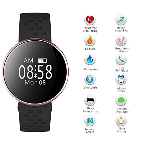 Fitnessuhr-Armbanduhr-damen-herren-Smartwatch-mit-Aktivitts-heart-rate-monitor-sleep-monitor