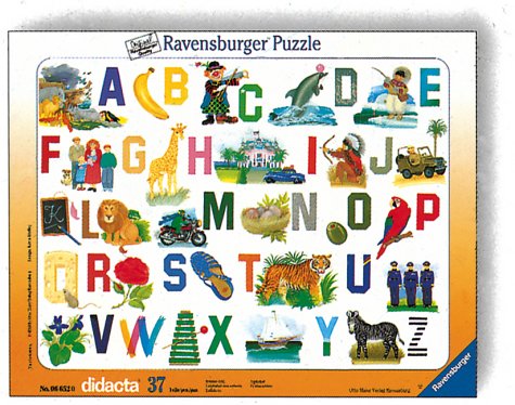 Download Kinder- ABC. Puzzle mit 37 Teilen. Ab 4 Jahre.
