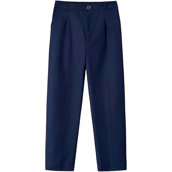 Pantalone Uniforme Scolastico Ragazzo 4-11 Anni – Teflon Navy/Nero/Grigio Antimacchia